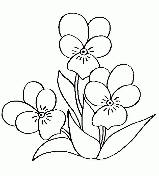 Dibujos De Flores Para Imprimir