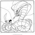 dibujo Aladino y la serpiente