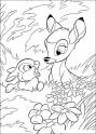 dibujo Bambi y el conejito 03