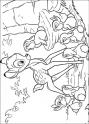 dibujo Bambi y los conejitos 01