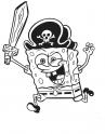 dibujo Bob Esponja es un pirata