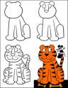 dibujo Como Dibujar un Tigre (comic)