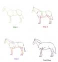 dibujo Como dibujar un caballo