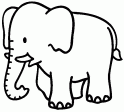 dibujo Elefante 04