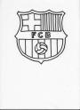 dibujo Escudo F C Barcelona 2004