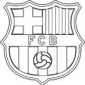 dibujo Escut Futbol Club Barcelona 2009