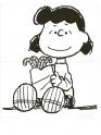dibujo Peanuts - Lucy