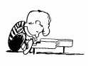 dibujo Personajes Peanuts - Pianista