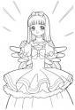 dibujo Sakura vestido de princesa