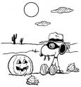 dibujo Snoopy en Halloween 01