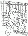 dibujo Winnie Pooh 05 Navidad