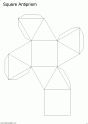 dibujo Antiprisma rectangular, figuras geomtricas