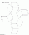 dibujo Dodecaedro Rhombic