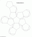 dibujo Dodecahedron, figuras geomtricas