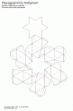 dibujo Hexagrammic Antiprisma, figuras geomtricas