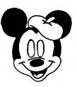 dibujo Mscara, Careta de Mickey Mouse