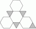 dibujo Tetaedro truncado, figuras geomtricas