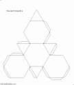 dibujo Tetraedro truncado, figuras geomtricas