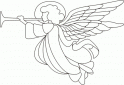 dibujo Angel anunciacin 01