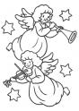 dibujo Angelito musicos