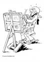 dibujo Artista Pintor 01