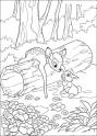 dibujo Bambi y el conejito 02
