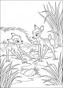 dibujo Bambi y su hermanito