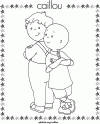 dibujo Caillou 07