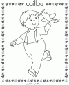 dibujo Caillou 08