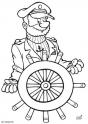 dibujo Capitan de Barco 01