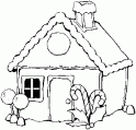 dibujo Casita caramelo