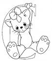 dibujo Caty la gatita letra C