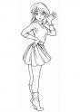 dibujo Chica Animadora