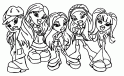 dibujo Chicas bratz