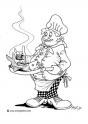 dibujo Cocinero 01