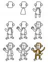 dibujo Como dibujar Monito  (comic)