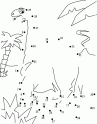 dibujo Dinosaurio de Nmeros