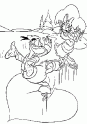 dibujo Donald patinando