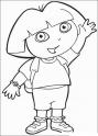 dibujo Dora nos Saluda