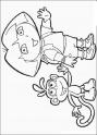 dibujo Dora y el Monito