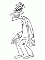 dibujo Dr Doofenshmirtz de Phineas y Ferb