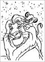 dibujo El Rey Leon y su hijito