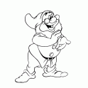 dibujo Enanito de Blancanieves 