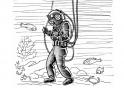 dibujo Escalafandrista 01