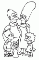 dibujo Familia Simpson