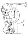 dibujo Futbol Americano letra F