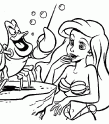 dibujo La Sirenita 02