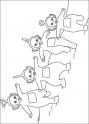 dibujo Los 4 Teletubbies