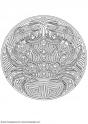 dibujo Mandalas 83 Cangrejo