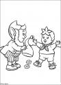 dibujo Noddy y el gnomo